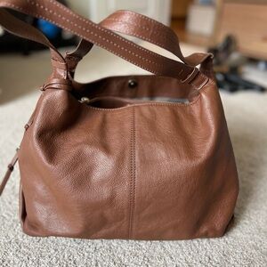 Vince Camuto Corin pebbled leather hobo bag